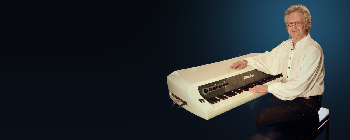 Steven Halpern at the Fender Rhodes electric piano